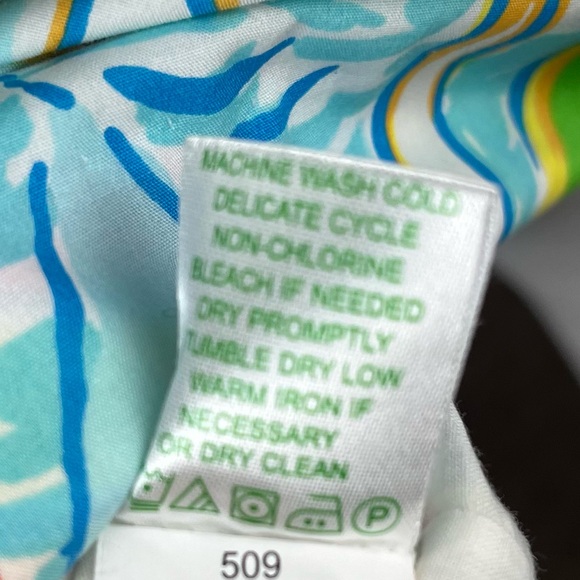 Lilly Pulitzer SAILBOAT Dress Size 10 Sleeveless Fully Lined Zipper Bow Accents - Picture 9 of 9